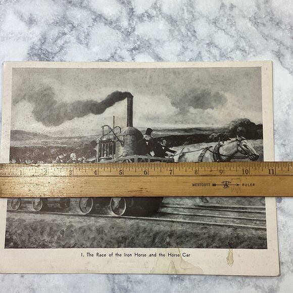 Vintage 1940s Railroad Train Educational Photo Print Set 1-56 - Picture 4 of 11